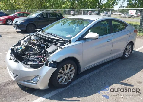 2014 Hyundai Elantra Se from USA, damaged, VIN KMHDH4AE1EU179608